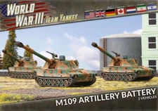 M109 Field Artillery Battery American WWIII x3 Tanks Team Yankee