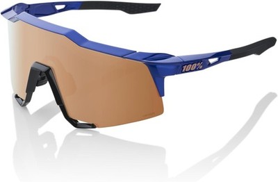 100% SPEEDCRAFT Sport Performance Cycling Sunglasses (Gloss Cobalt Blue - HiPER