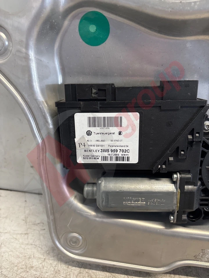 BENTLEY CONTINENTAL FLYING SPUR FRONT LEFT WINDOW REGULATOR 05-13 3W5837755 - Image 2 of 4