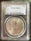 New Listing1926-S $1 PCGS MS62 Peace Dollar