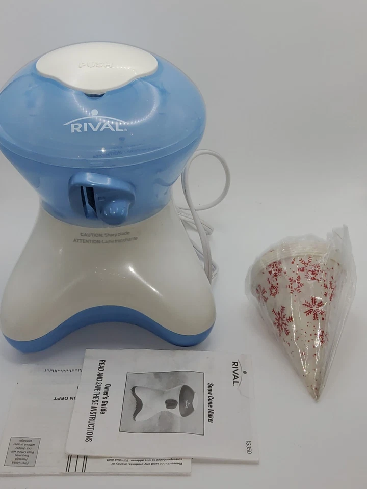 Cono de nieve Rival, aguanieve, batido, batidor. Treat Shoppe modelo IS350 Foto 4 de 4