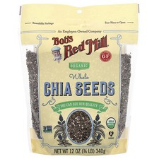Organic Chia Seeds, Whole , 12 oz (340 g)