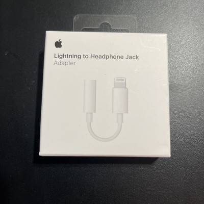 Apple Lightning to Headphone 3.5mm Jack Adapter,White,A1739,New-sealed,MMX62AM/A