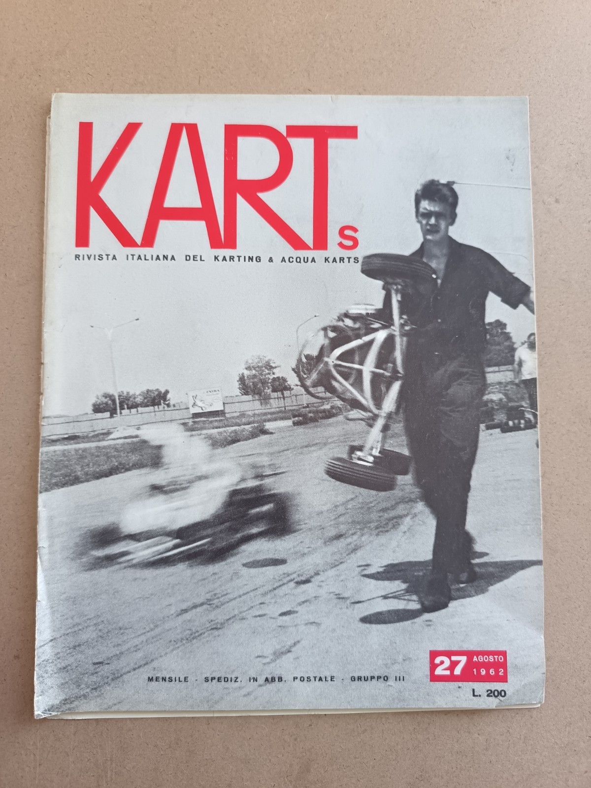 RIVISTA KARTS N°27 1962 RIVISTA ITALIANA DEL KARTING RIALTO PAKART UDINE