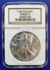 2002 ~ Silver Eagle S$1 ~ NGC MS69 ~ #192896-078