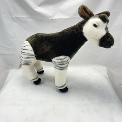Vintage K&M International Okapi Plush Toy - AKA Forest Giraffe