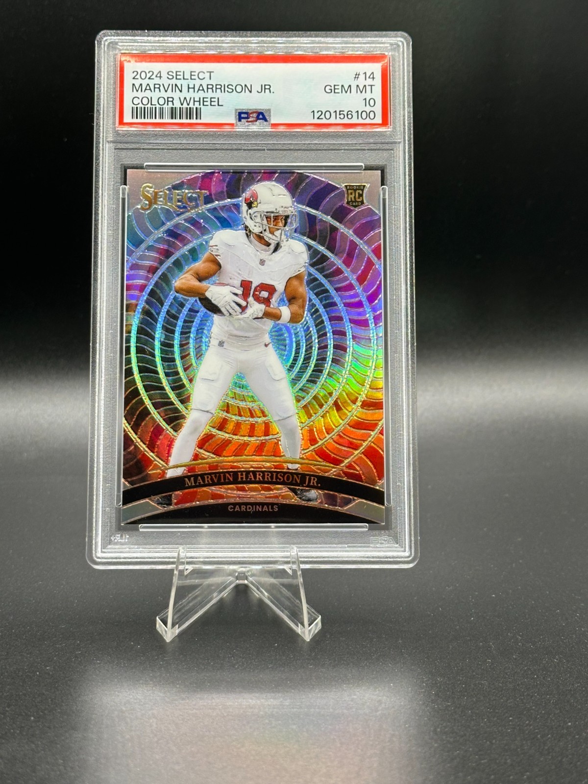 2024 panini select marvin harrison jr psa 10 Color Wheel