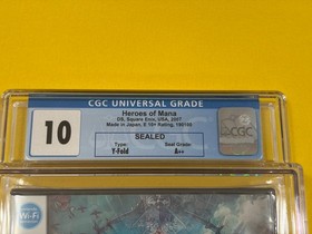 Heroes of Mana (CGC 10 GEM,  A++ SEALED!!!) Nintendo DS not WATA PSA VGA 😊