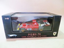 HOT WHEELS ELITE N5601 FERRARI 312 B3 #12 LAUDA SPAIN 50th GP VICTORY 1974 1:43