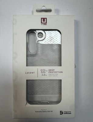 UAG Lucent Clear/Gray Transparent Back Case for Samsung Galaxy S22 5G