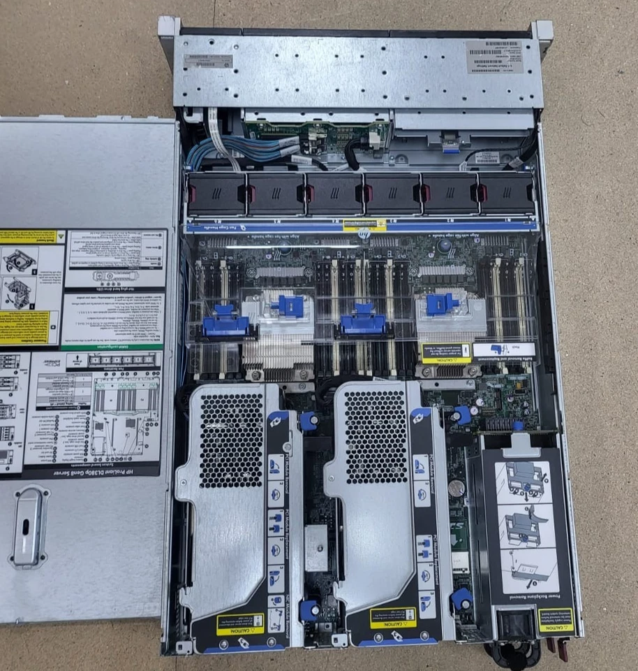 HP Proliant DL380p GEN8 2x 6-Core E5-2640 2.5GHz 32GB Ram 8x 2.5" Bay 2U Server - Image 3 of 4