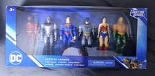 New DC COMICS Justice League Lot of 6 Action Figures 4” Boys Superhero Toy Set