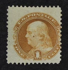 CKStamps: US Stamps Collection Scott#112 1c Pictorial Mint H OG Signed