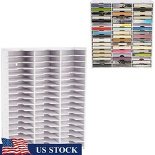 Wall Mounted Tape Rack 51 Slot Storage Organizer Easy Access Compact Holder New