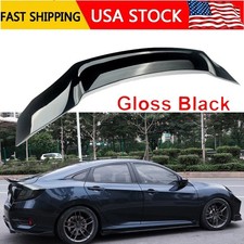 For 2023-2025 11th Honda Accord Glossy Black R Style Highkick Trunk Spoiler Wing