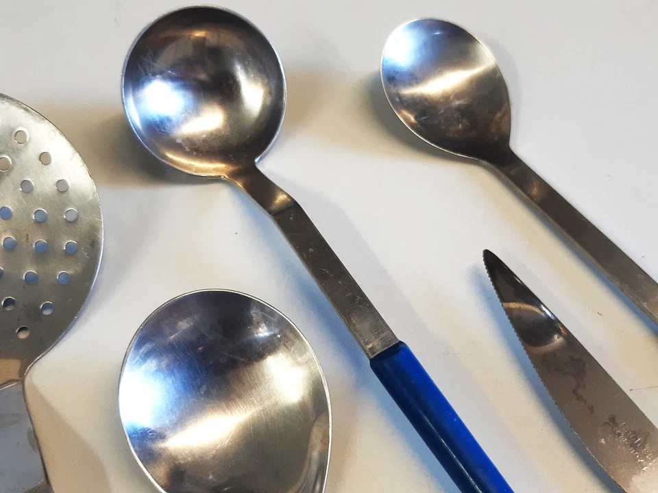 MONO Ring Besteck RAACKE 70er Jahre 7 Teile - #37 - Bild 3 von 4