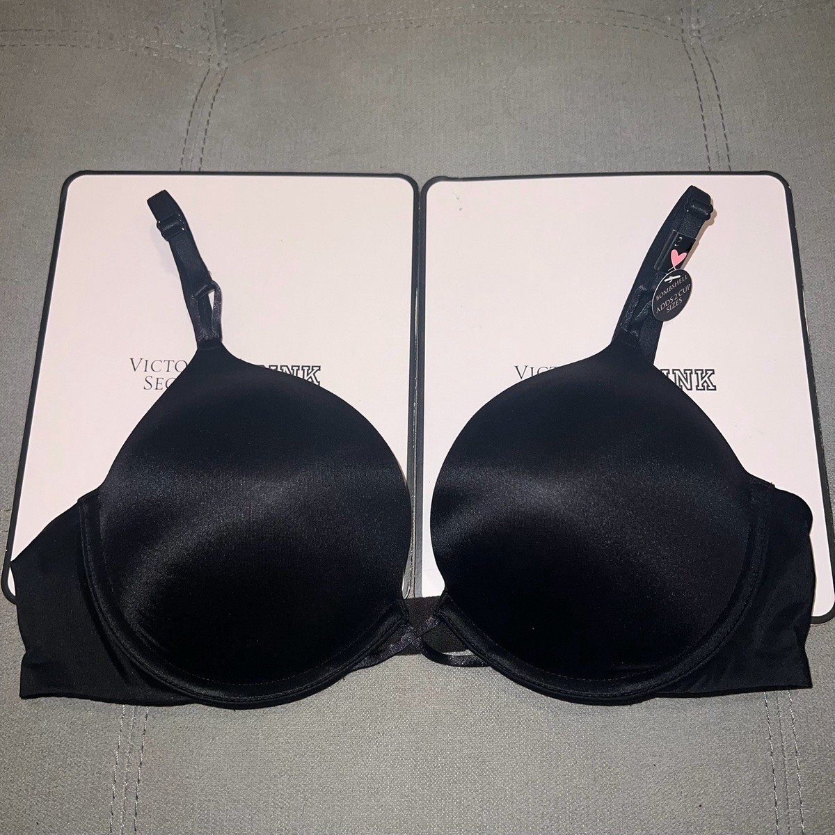 Victoria's Secret 34AA Miraculous Plunge Bombshell Add 2 Cups Push