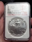 1997 NGC MS69 Early Production American Silver Eagle Struck In 1996