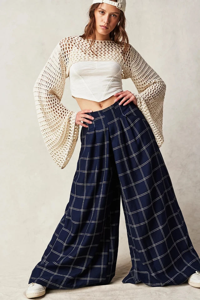 ¡OFERTA! Pantalón Free People pierna ancha baile al atardecer XS $148 🔥🔥