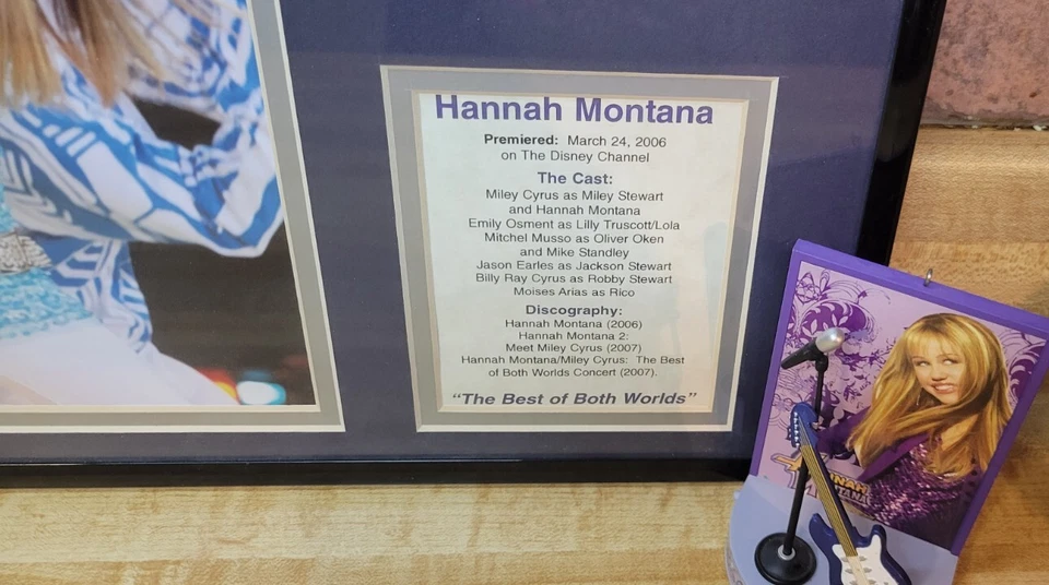 Disney Hannah Montana Lo mejor de ambos mundos especial Miley Cyrus imagen mate Foto 4 de 4