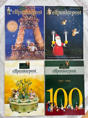4 x wendt & kühn Elfpunktepost 7. , 9. , 20. u. 21. Ausgabe 2008, 2009, 2015