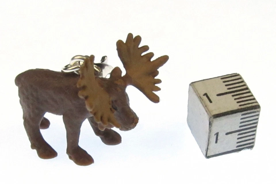Elch Charm Zipper Pull Anhänger Bettelanhänger Rentier Moose Miniblings Norwegen - Bild 3 von 4