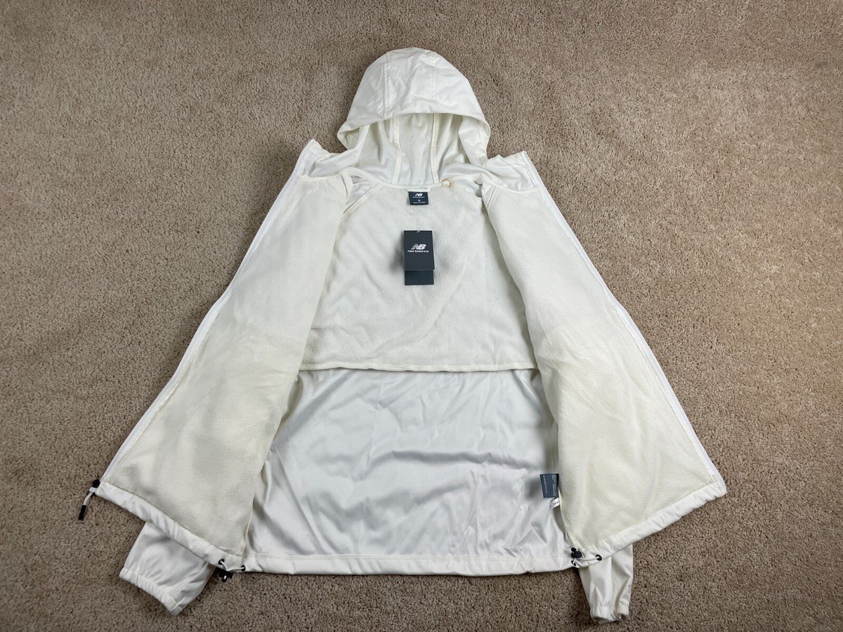 New Balance フード付きジャケット M ホワイト NB公式アウトレット】 Performance Woven Hooded Jacket