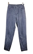 Vintage Gitano 90s Womens High Rise MOM Jeans Distressed Black 26 True Waist