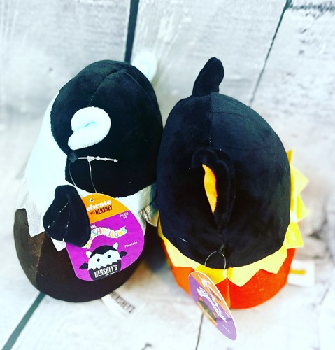 Squishmallows Official Halloween 8" Reese's Hershey's Kisses Jolly Rancher Set - Picture 5 of 12