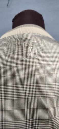 PGA Tour Windbreaker Men XL Tan Plaid Lined Long Sleeve Pullover Golf Golfer - Picture 5 of 11