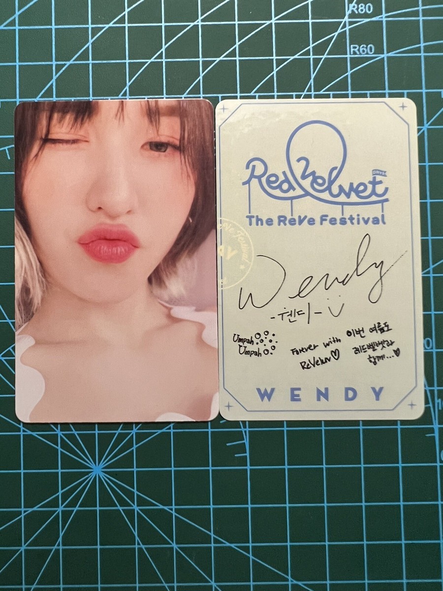 Red Velvet Day2 umpah umpah トレカ ウェンディ Wendy photocard day 2 umpah umpah fan made card red velvet