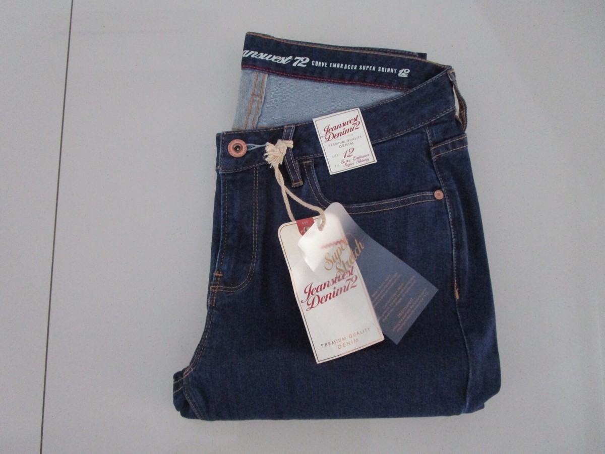 Ladies Jeanswest Trista Curve Embracer Super Skinny Blue Stretch