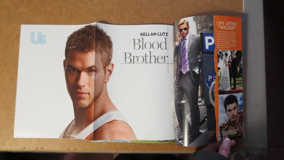 Magazine TWILIGHT Kellan Lutz ROBERT PATTINSON Alex Meraz + Foldout POSTERS - Image 4 of 4