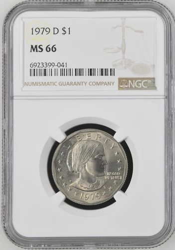 1979-D Susan B Anthony Dollar - Graded (NGC MS66) $1 US Mint Coin Denver