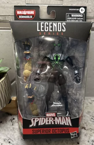 Figura de acción Superior Octopus BAF Demogoblin Marvel Legends Spider-Man NUEVO