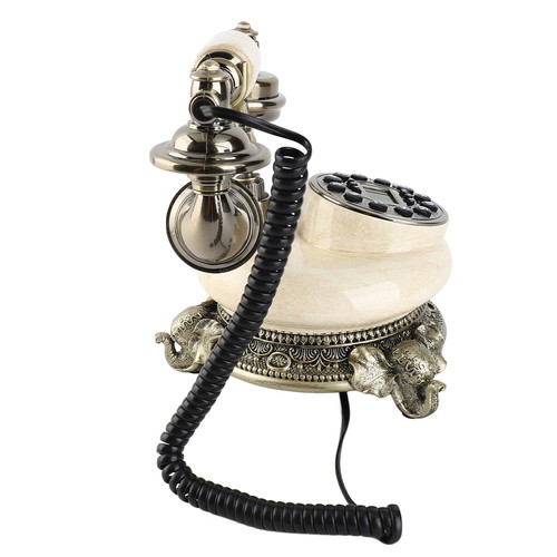 Vintage Telephone Classic European Retro Landline With Redial Dual FSK And D Hot - Photo 10/12