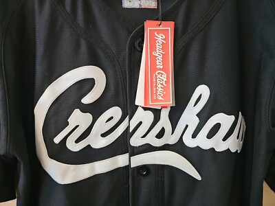 Headgear Classics Black Victory Lane Baseball Jersey Crenshaw MED