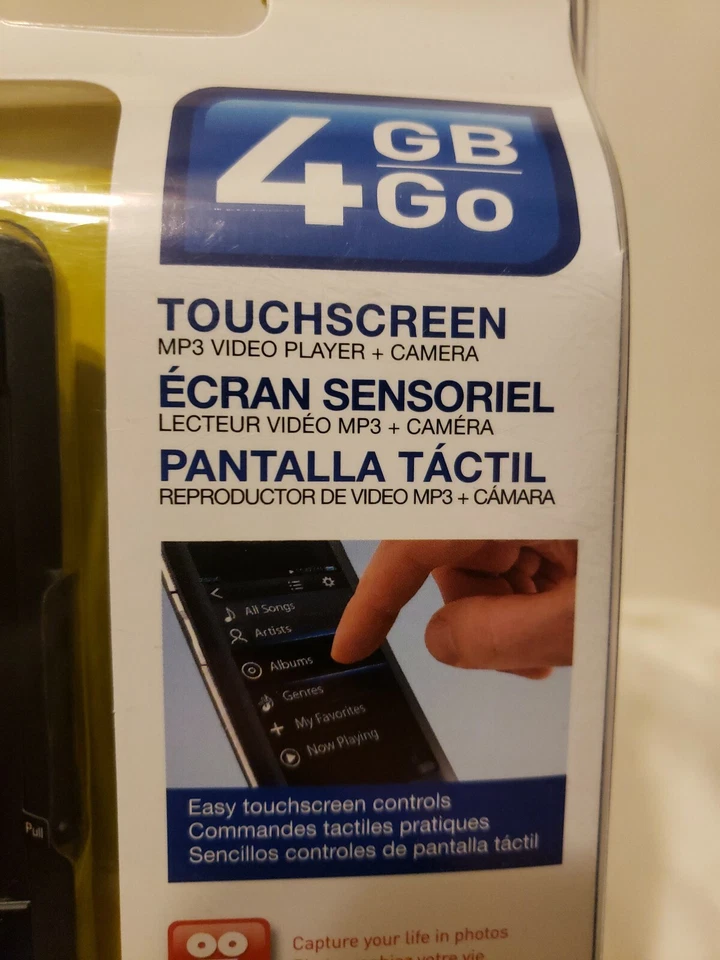 NUEVO COBY MP828 2.8" PANTALLA TÁCTIL 4GB REPRODUCTOR DE VIDEO MP3 ALTAVOZ CÁMARA ENVÍO GRATUITO Foto 2 de 4