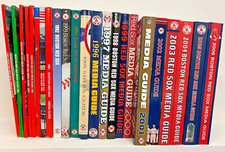 Lot of 23 Boston Red Sox Media Guides in Perfect Condition 1984-2006