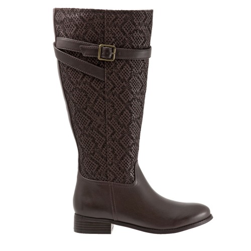 Trotters Women's Misty Knee High Boots Dark Brown | eBay