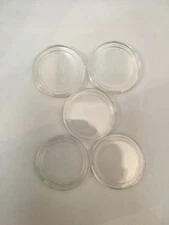 100 X 23mm Plastic Coin Cases Storage Capsules For Sovereign