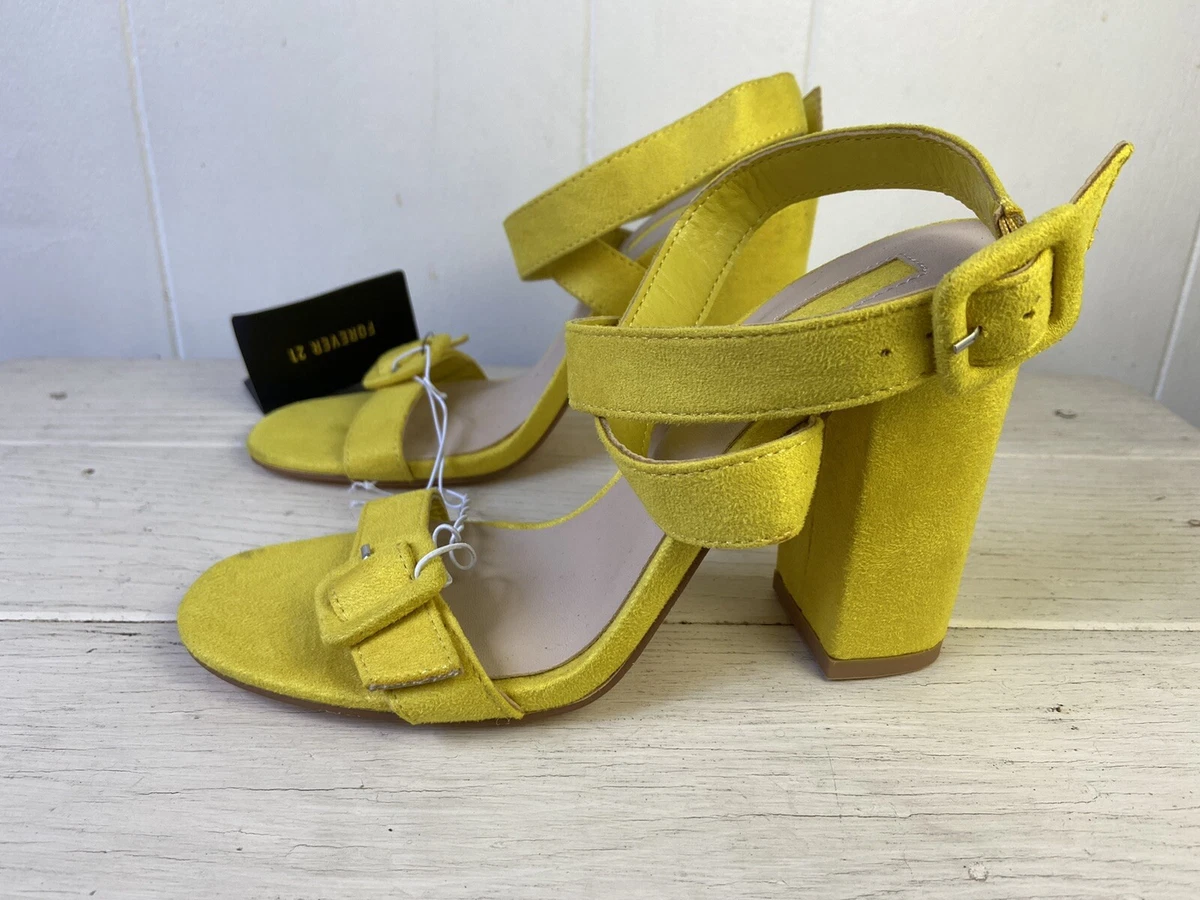 Yellow heels hotsell forever 21