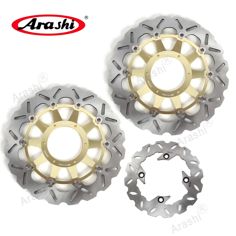 Fit Honda VTR SP1 RC51 1000 2000 2001 VTR1000 Front Rear Brake Disc Rotor GOLD - Image 2 of 4
