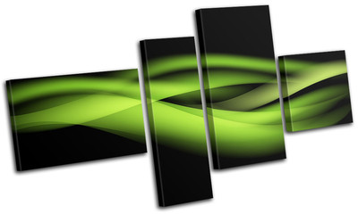 Smoke Colourful Vector  Abstract MULTI Leinwand Wand Kunst Bild drucken