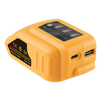 20V Max for Dewalt USB And Type C Power Source Battery Charger Adapter DCB094k
