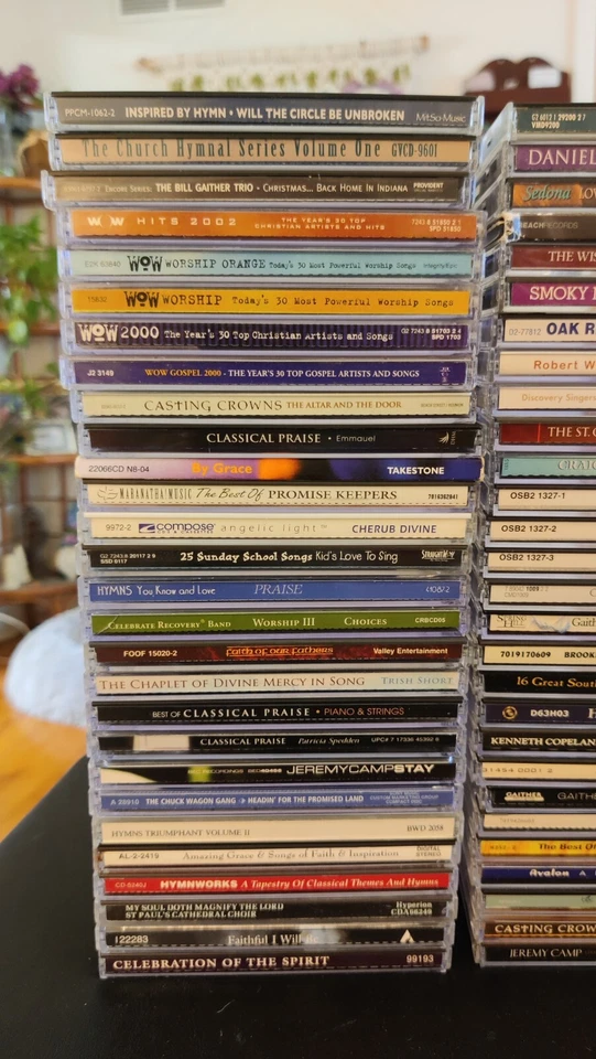 Компакт-диск лот из 112 духовных евангельских гимнов веры святого поклонения хвалы христианской музыки  - Изображение 2 из 4