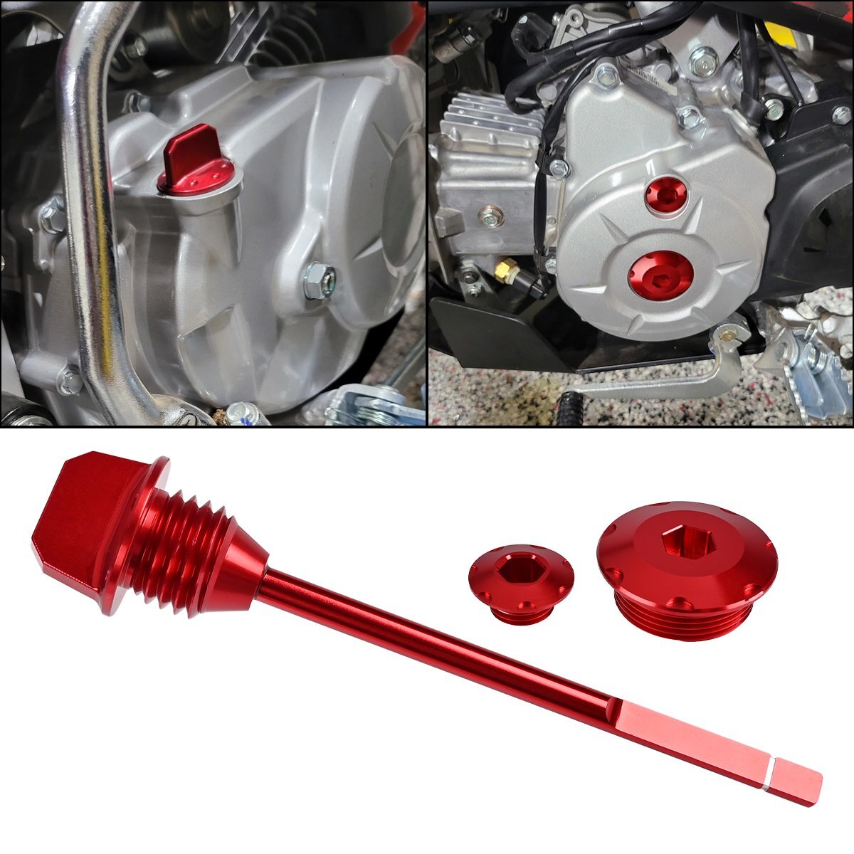 For Honda CRF110 CRF 110 Billet Dress Up Kit Offroad Part Dipstick Engine Plugs eBay