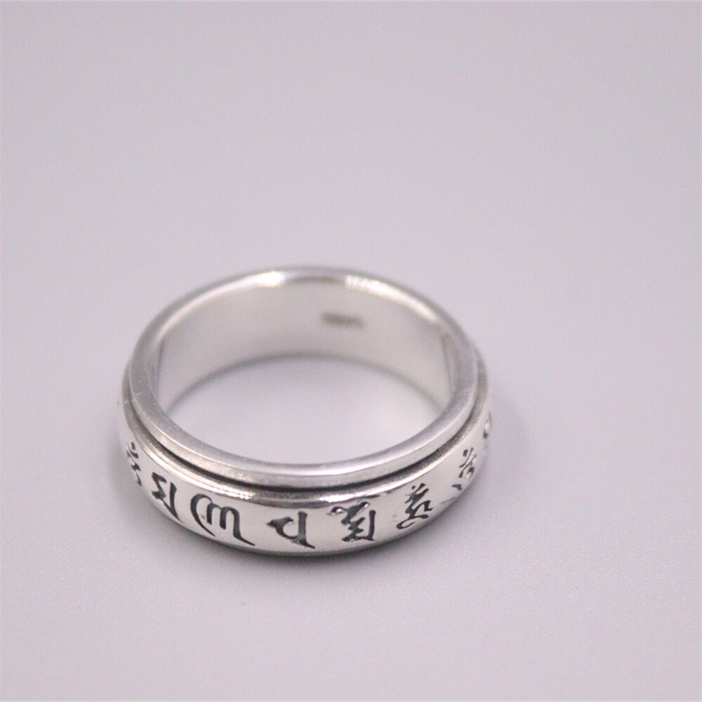 指輪・リング Sterling Silver925 Egypt Ring / Band For Men & Women Pure S925 Sterling Silver Ring Women Men Bless Lucky