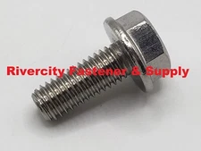 (25) M8-1.25 x 20 Hex Flange Bolts 8mm x 20mm Stainless M8x1.25 x 20 Screws