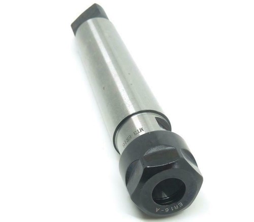 MTA3-ER16 40CR Milling Machine Taper Flat Tail Shank Collet Chuck Silver - Picture 4 of 6